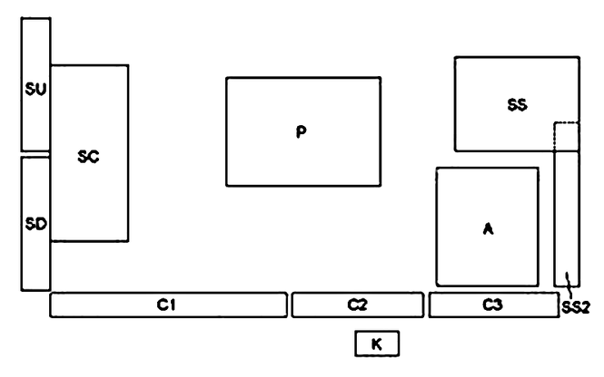 Схема расположения печатных плат